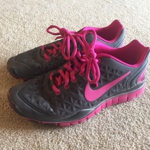 Pink & Gray Nike Free Run